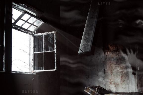 50 Haunted Photo Overlays