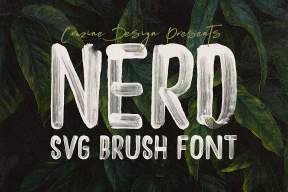 NERD Brush & SVG Font