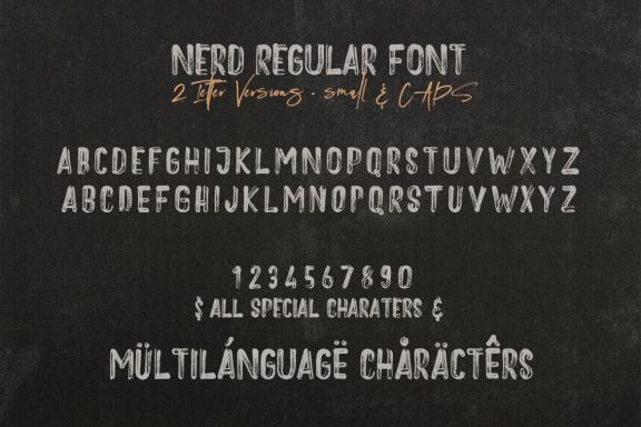 NERD Brush & SVG Font