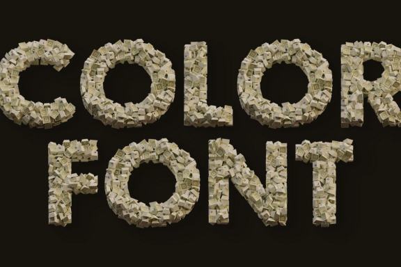 White Keyboard - Color SVG Font