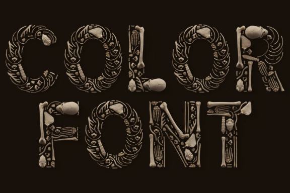 Skulls - Color SVG Font