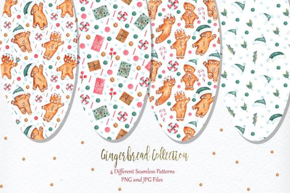 Watercolor Gingerbread Collection