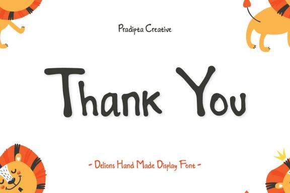 Delions – Free Cute Font