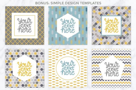 26 Vector Patterns in trendy colors