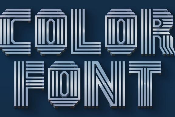 Simple Lines - Color SVG Font