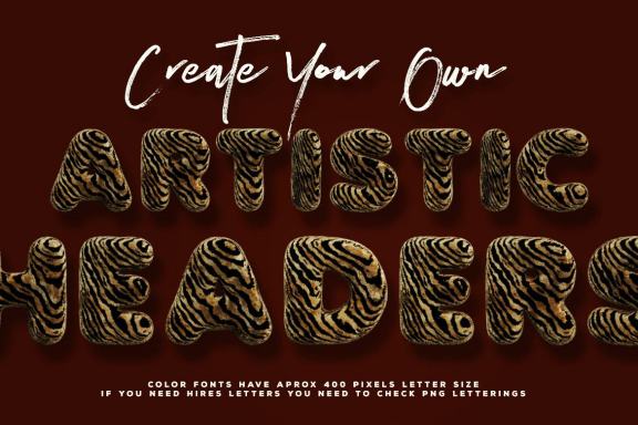 Tiger - Color SVG Font