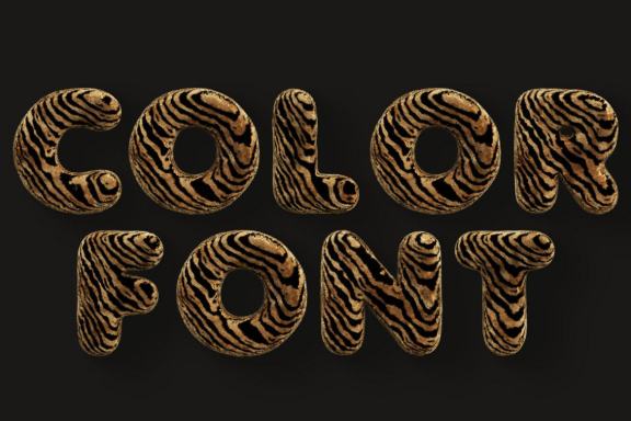 Tiger - Color SVG Font