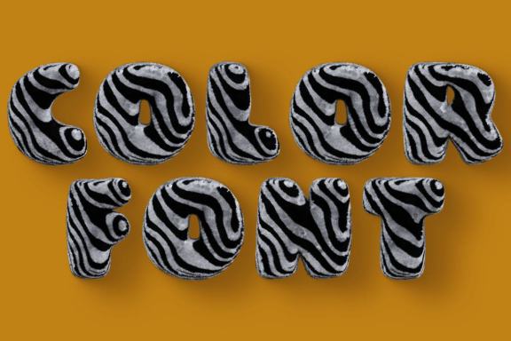 Zebra - Color SVG Font