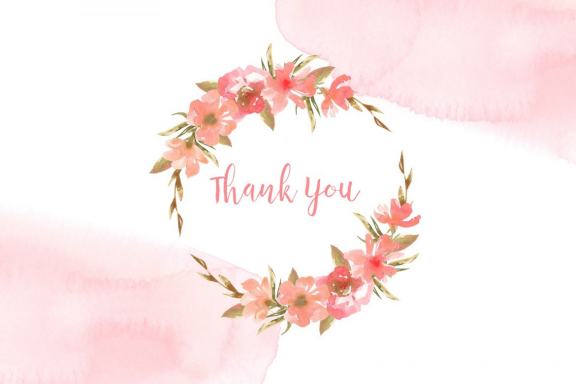 Watercolor Blush and Rose Collection