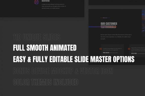 Ash Presentation Template - Smooth Animeted