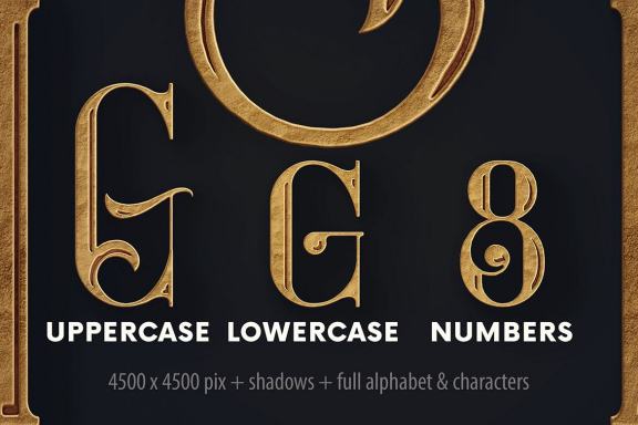 Artdeco Simple - 3D Lettering
