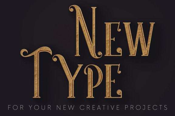 Artdeco Simple - 3D Lettering