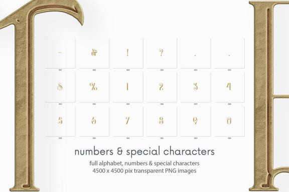 Artdeco Simple - 3D Lettering