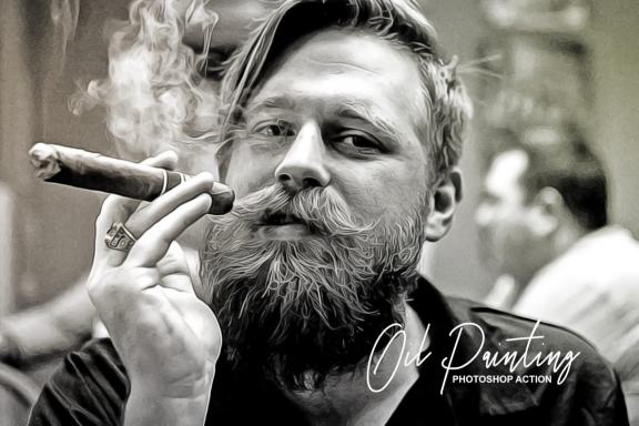 Oil painting | PSD action