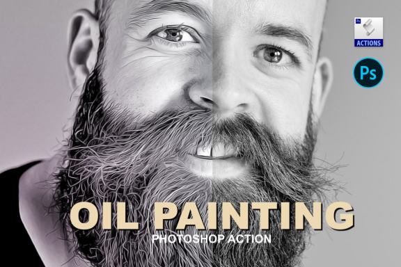 Oil painting | PSD action