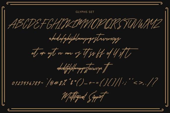 Carttinos Signature Typeface