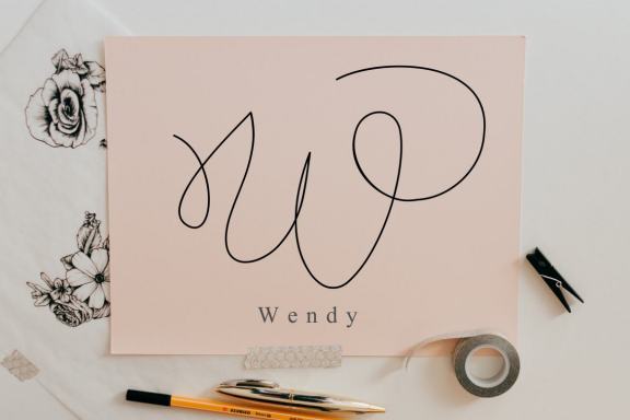Thin Monogram - Free Font