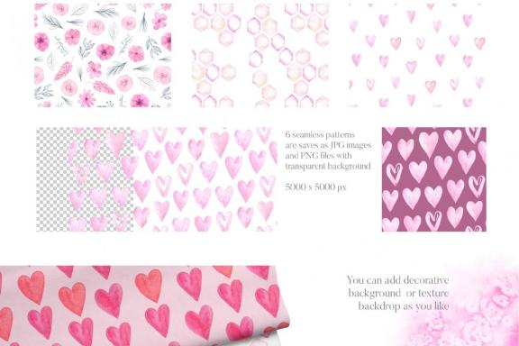 Watercolor Lovely Blossoms Set