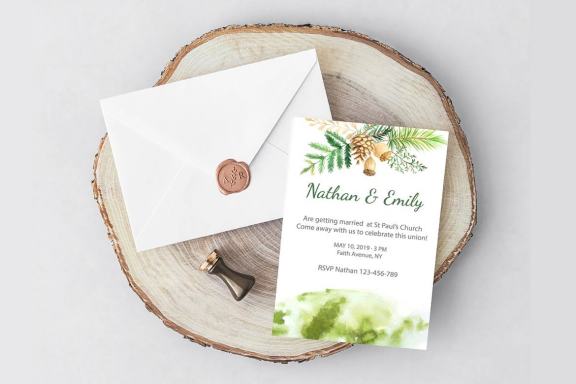 Watercolor Forest Graphic Set