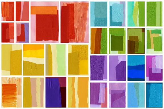 Bright Collage Paper Textures 1