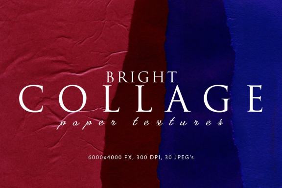 Bright Collage Paper Textures 2