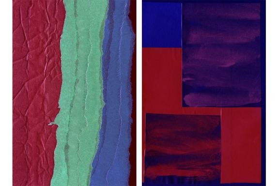 Bright Collage Paper Textures 2