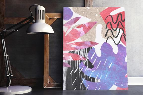Modern Collage Cutout papers clipart set