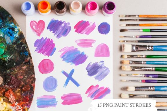 Modern Collage Cutout papers clipart set