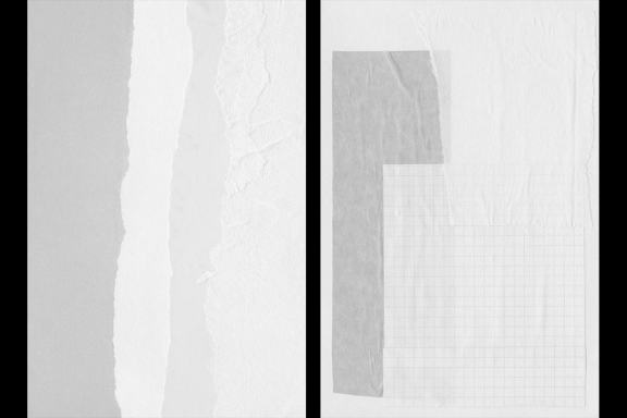 Collage White Paper Textures