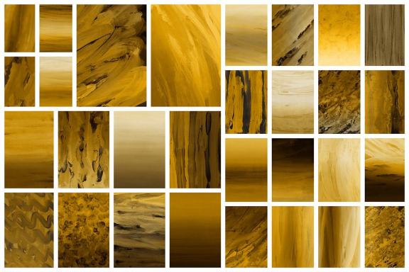 Gouache Gold Textures