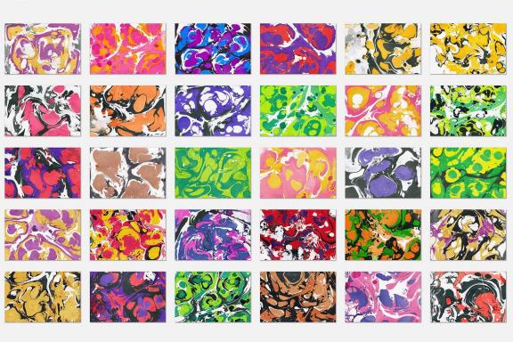 Biomorphic Marble Backgrounds 1