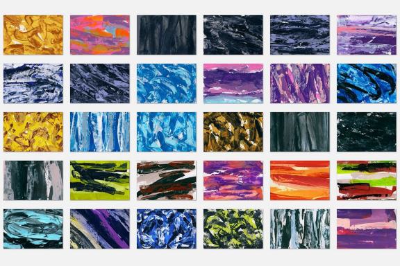 Palette Knife Paint Textures 3