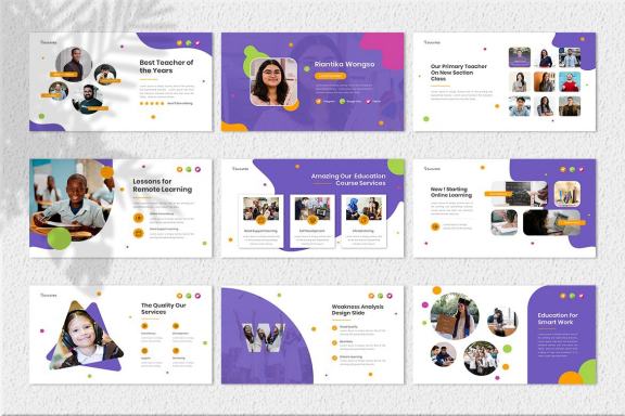 Educated –  Free Keynote Presentation Template