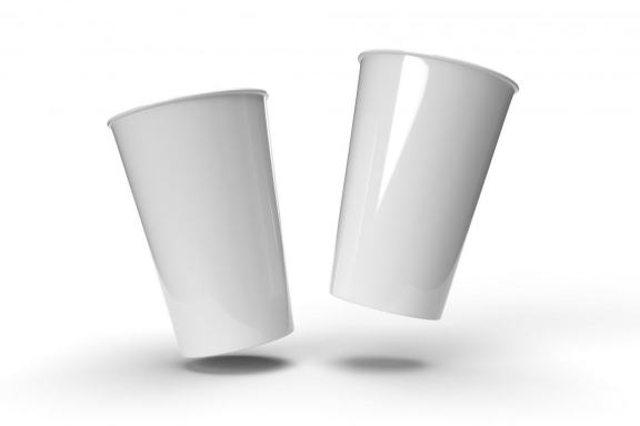Plastic Cup Packaging - Free Mockup