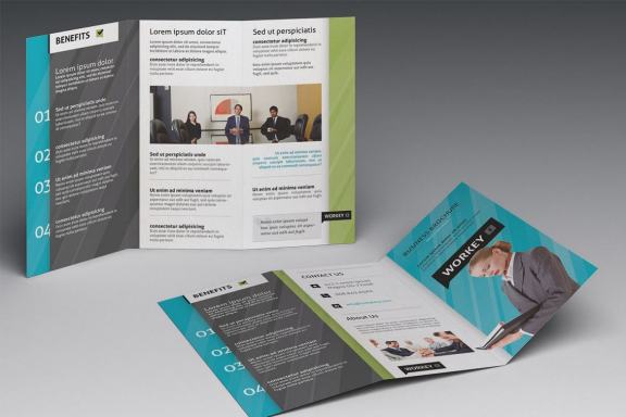 Tri-fold Flyer Mock-ups