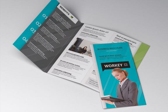 Tri-fold Flyer Mock-ups