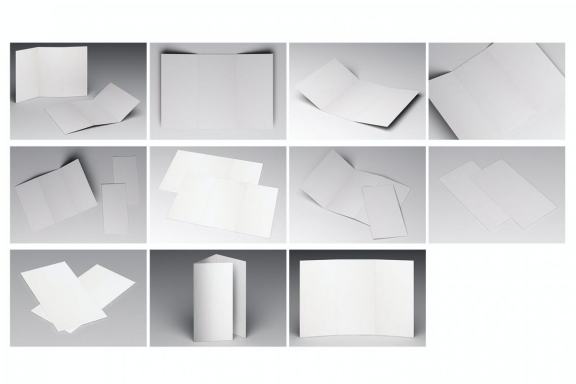 Tri-fold Flyer Mock-ups