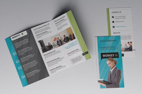 Tri-fold Flyer Mock-ups