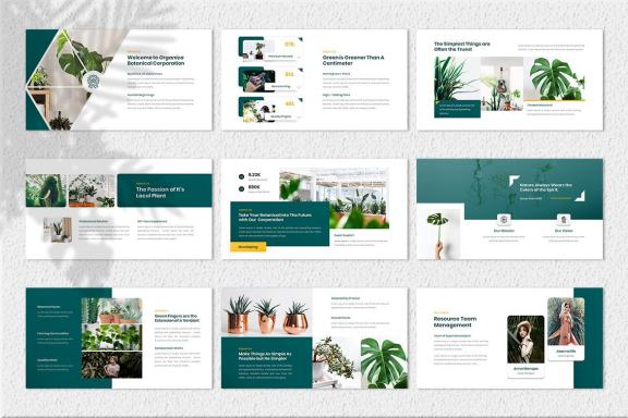 Organica - Free Powerpoint Presentation Template