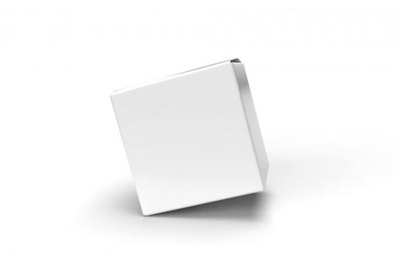 Square Box Packaging Mockup Template