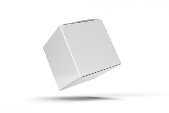 Square Box Packaging Mockup Template