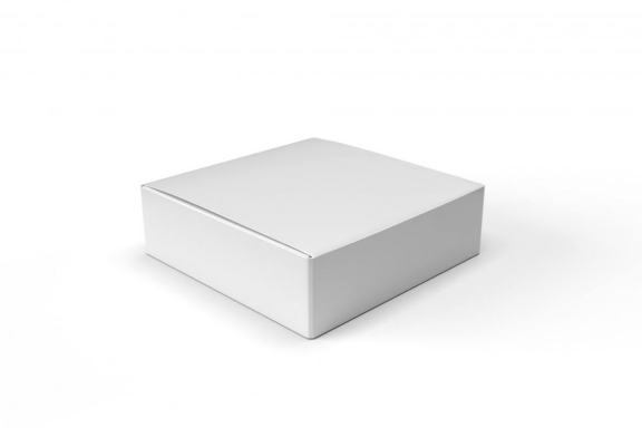 Small Square Box Packaging Mockup Template