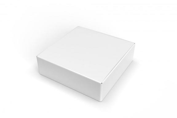 Small Square Box Packaging Mockup Template
