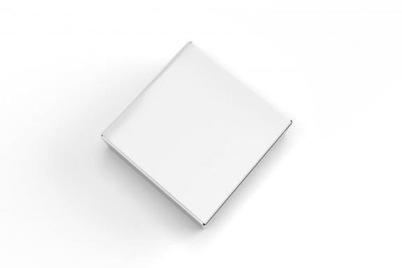 Small Square Box Packaging Mockup Template