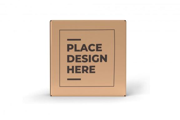 Small Square Box Packaging Mockup Template