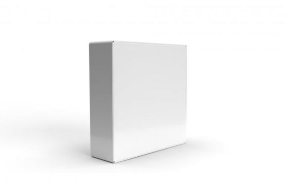 Small Square Box Packaging Mockup Template