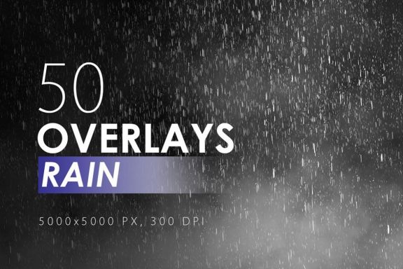 50 Rain Overlays