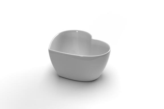 Valentine Love Heart Container Mockup Template