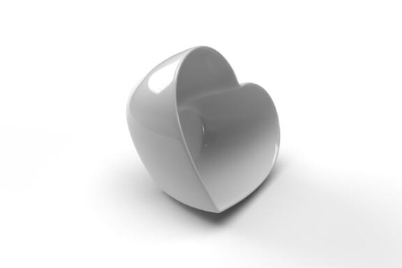 Valentine Love Heart Container Mockup Template