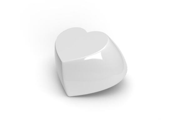 Valentine Love Heart Container Mockup Template